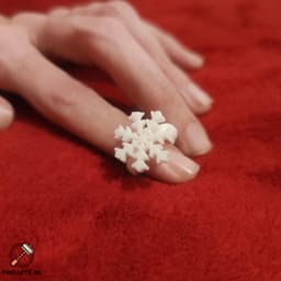 Snowflake Ring ❄💍 3d model
