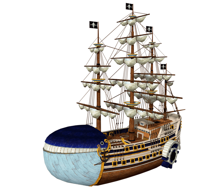 Moby Dick Ship 3d model
