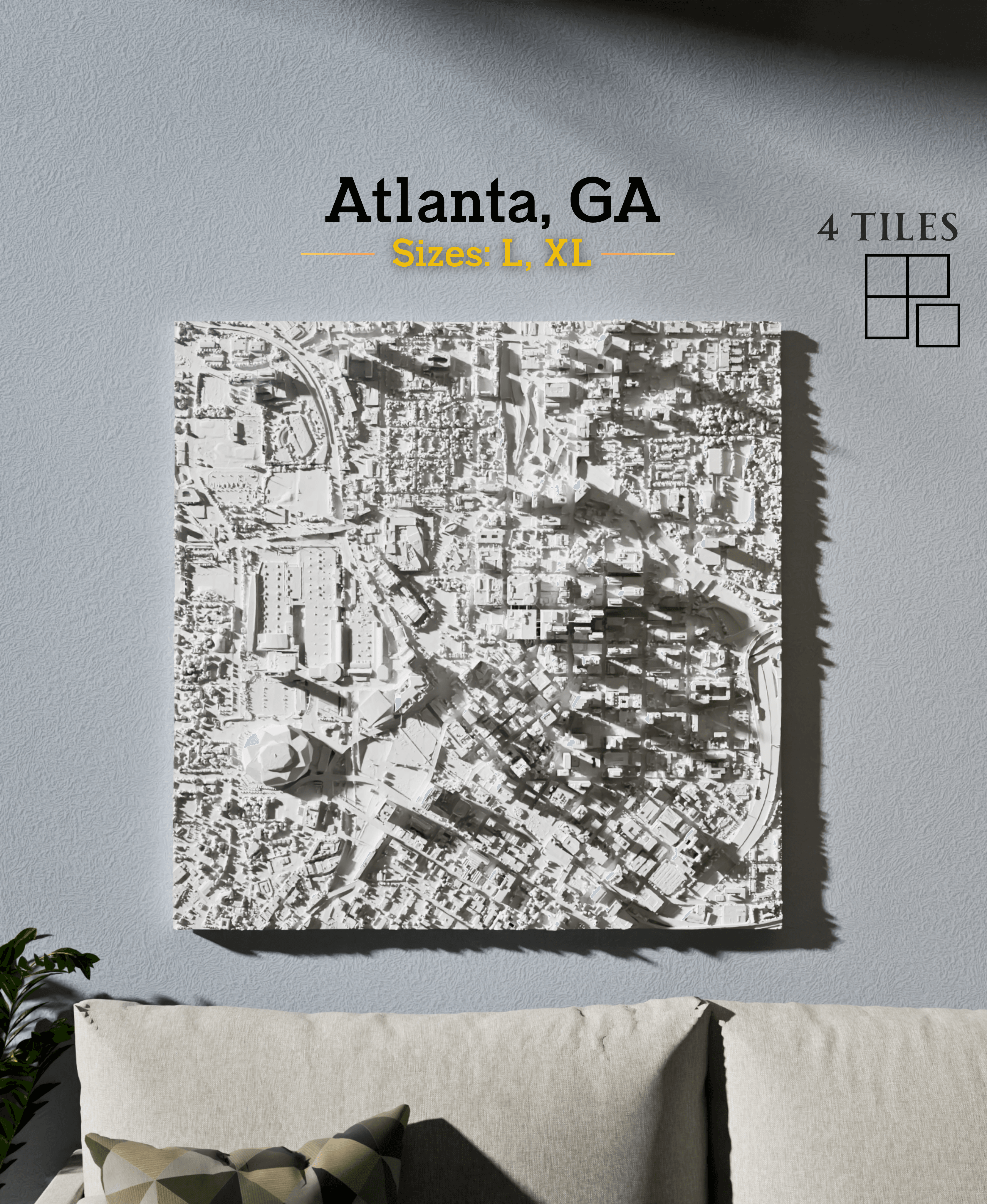 Atlanta, GA - Small 3d model