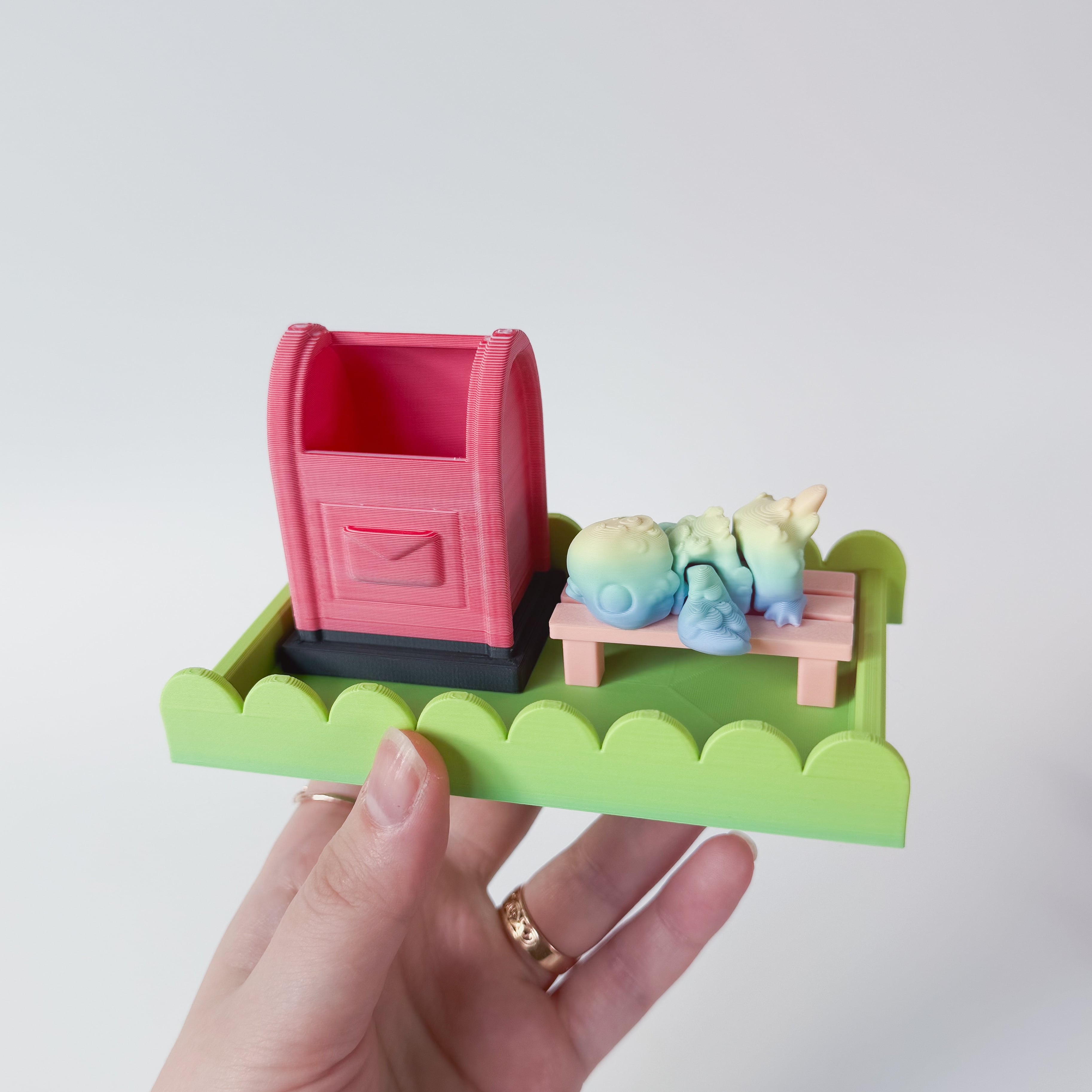 Pigeon flexi and Post box 3d model