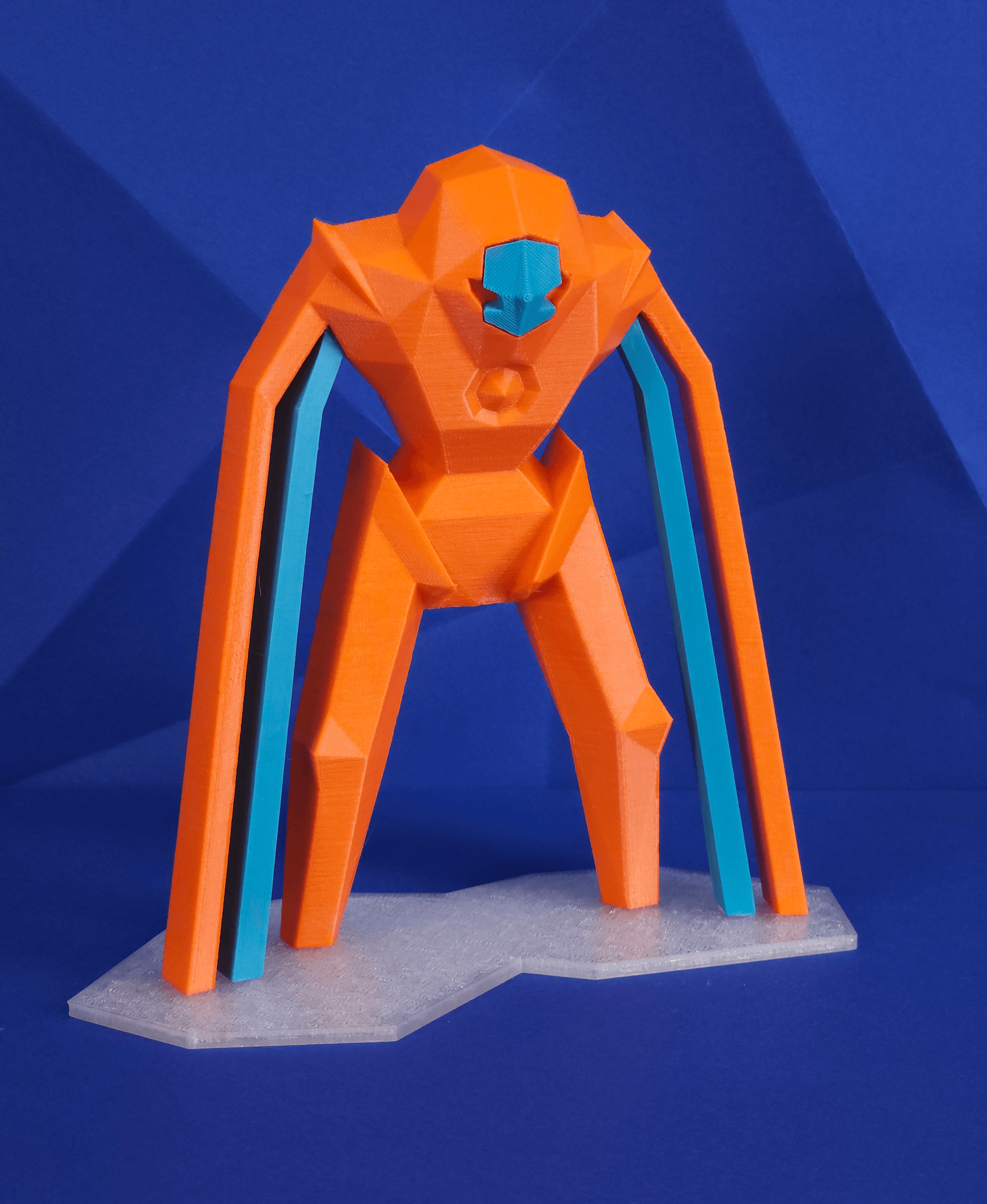 Deoxys Defense Low Poly Pokemon 3d model