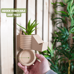 Wall Mount Planter / Controller Combo 3d model