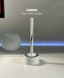 Anima, pen with holder. 3d model