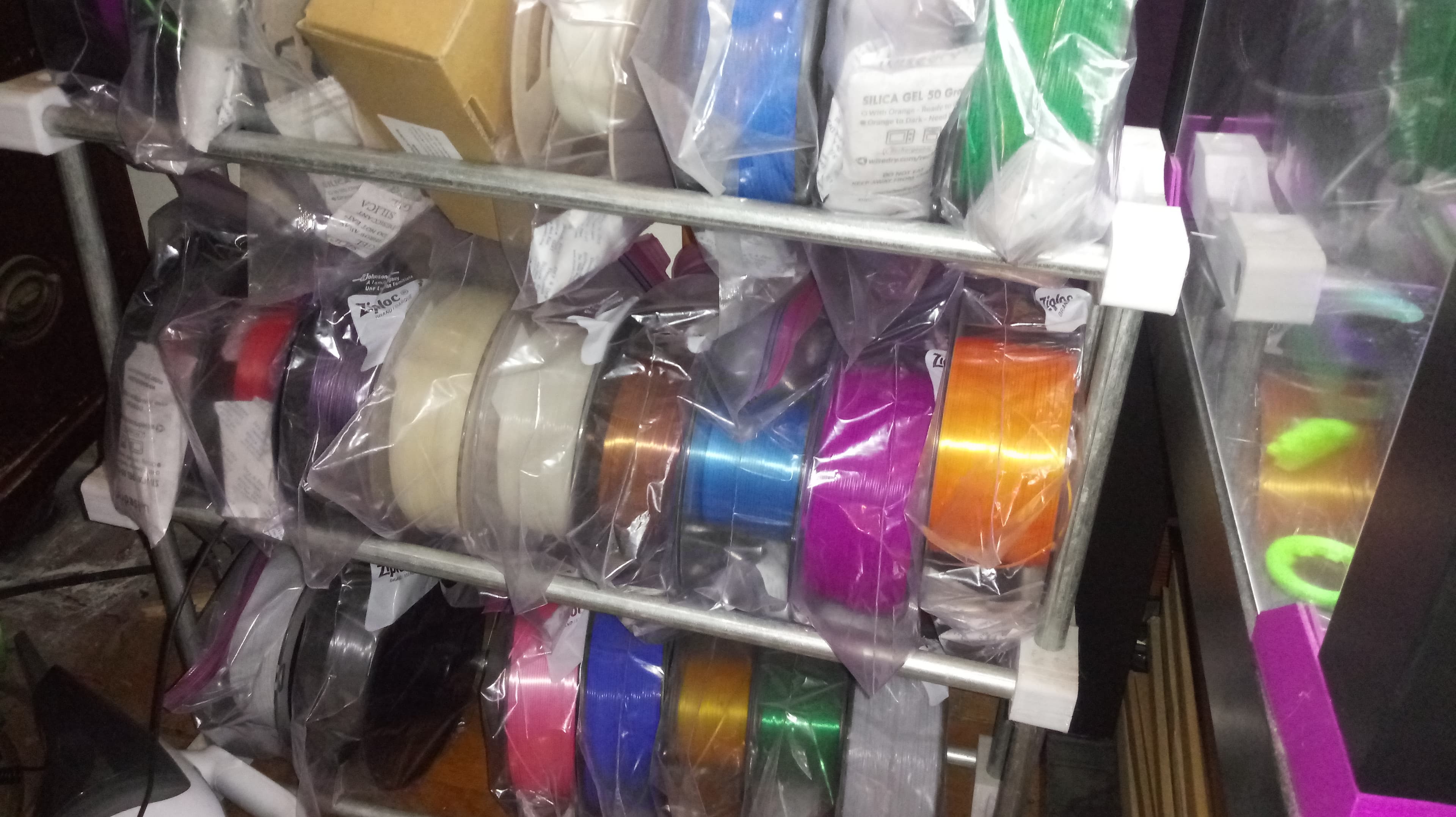 Filament Rack Using EMT Conduit 3d model