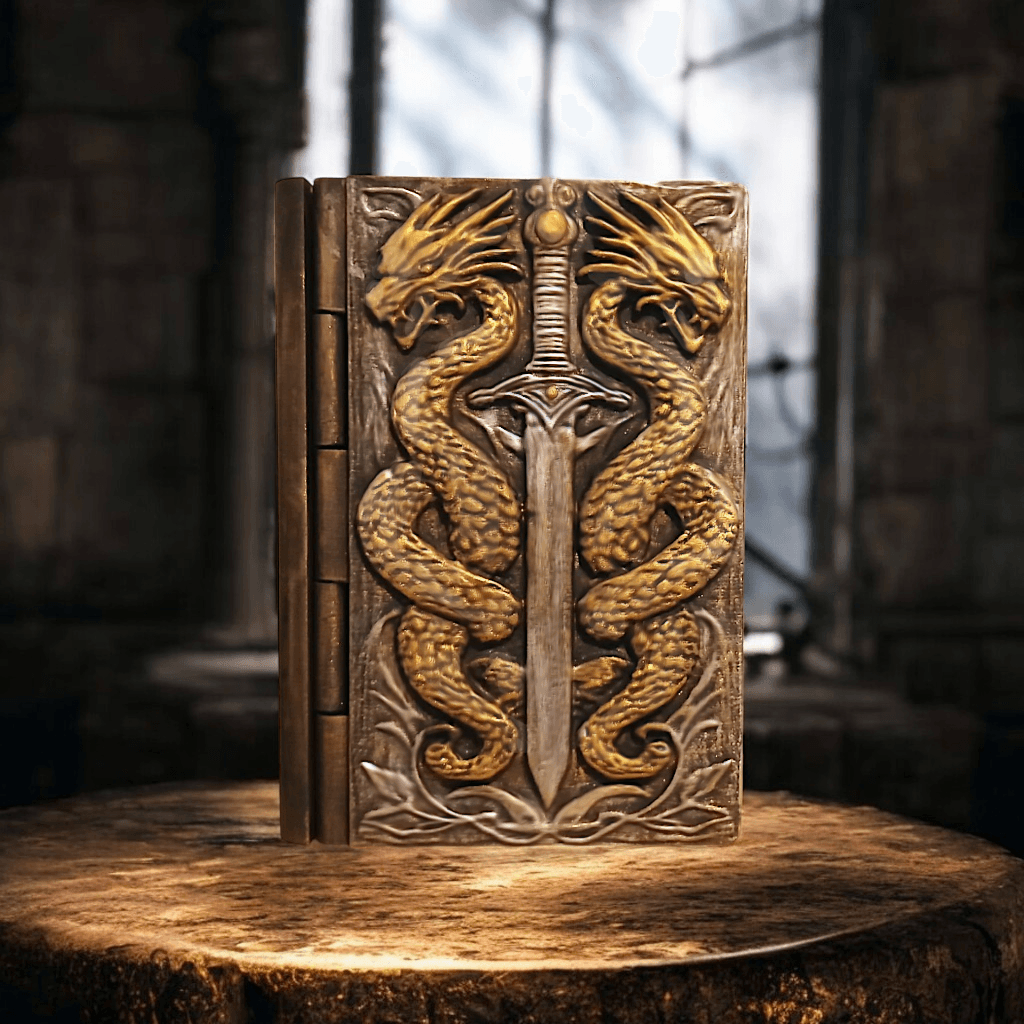 Dragon Sword Book Box 3d model