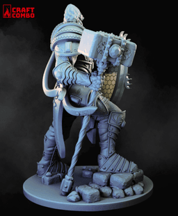Goliath Paladin, Stone Giant Paladin - D&D Mini 3d model
