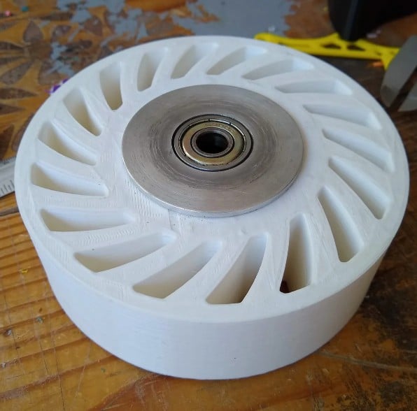 Wheel Corrugated Cardboard Machine 3d model