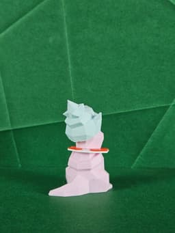 Slowking Low Poly Pokemon 3d model