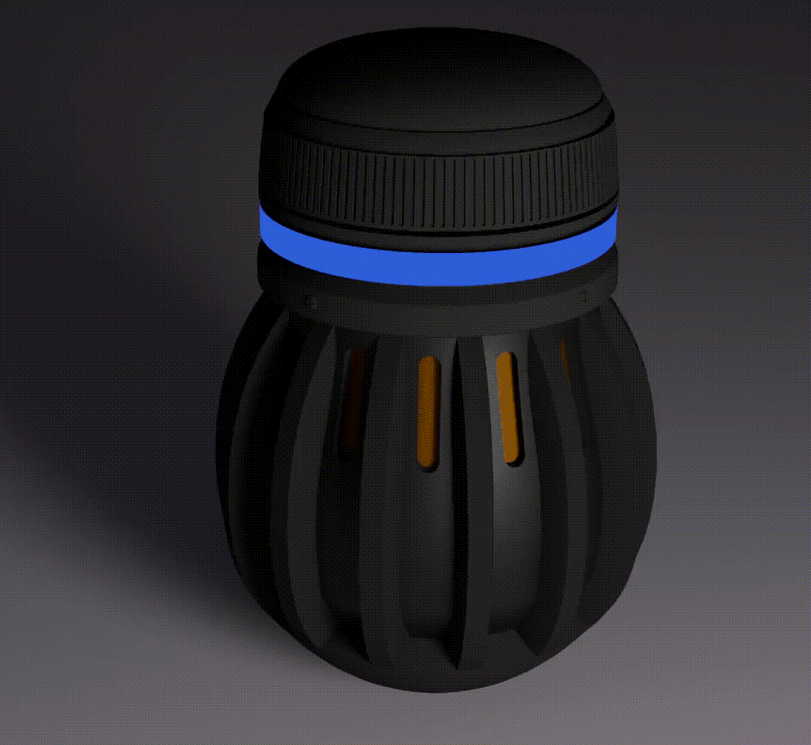 Thatcher Emp Grenade R6 Rainbow Six Siege Videogame Prop Replica Copy Cosplay 3d print Stl File 3d model