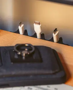 Desk Edge Cable Holder (Print upright, no supports) 3d model