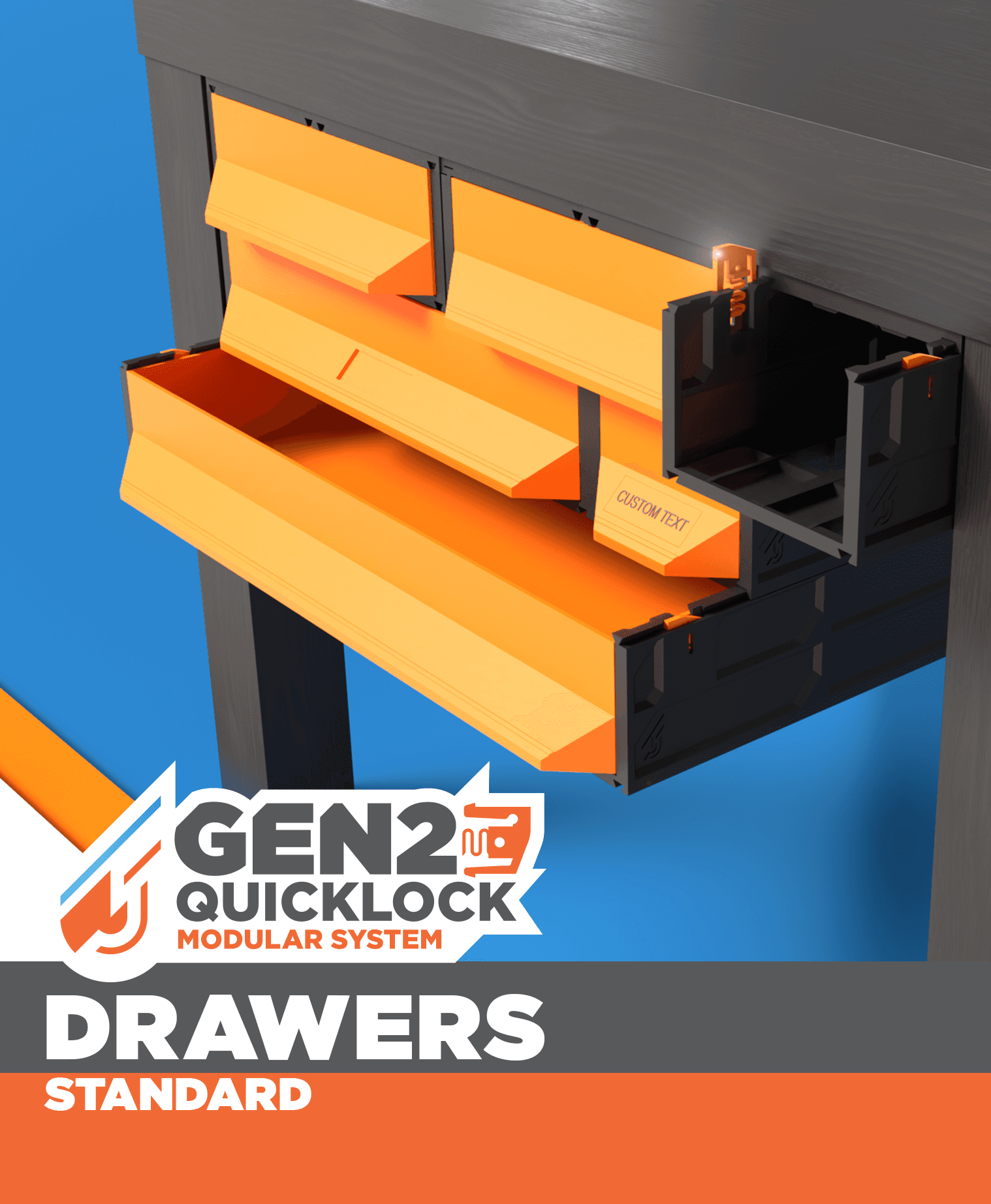 GEN2 Drawers - Standard 3d model