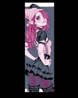 A lovely bard sings, dances and strums to all to the world - Set of bookmarks 3d model