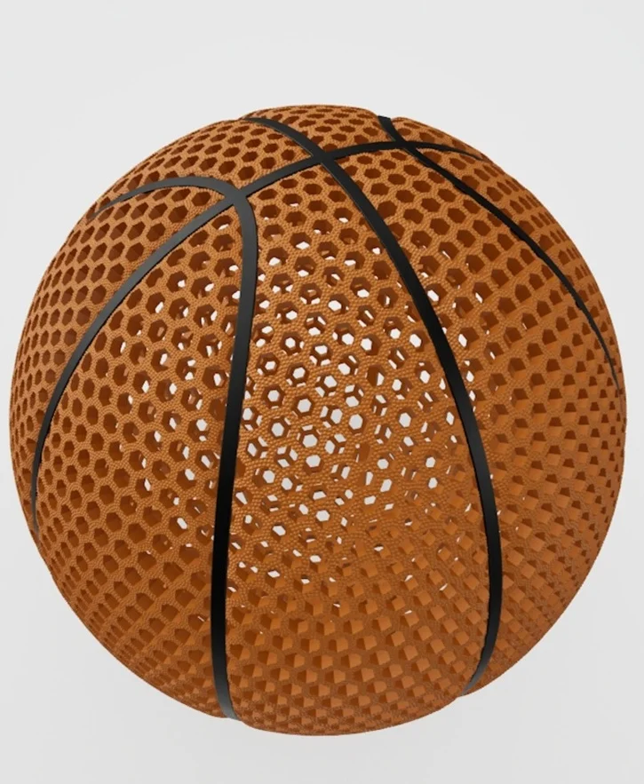 AIRLESS BASKETBALL - Non-Slip Surface 3d model