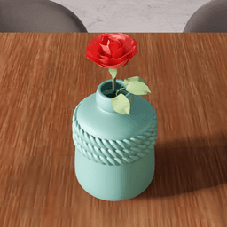 Round Rope Vase 3d model