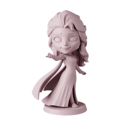 Elsa Frozen II – Free Sample STL | Full 14-Character Bundle on Profile 3d model