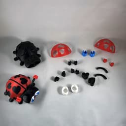 Ladybug Valentine STL File - Love Bug Hearts - NO AMS - COMMERCIAL USE 3d model