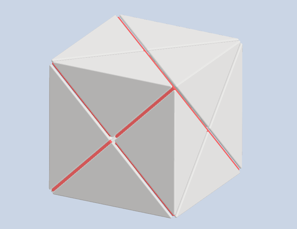 Dino Cube (Rubiks) 3d model