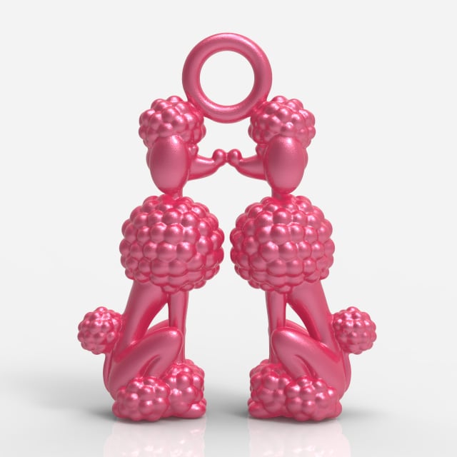 POODLE PENDANT 3d model