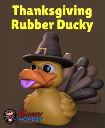 Thanksgiving Ducky 3d model