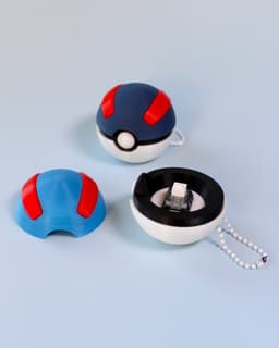 Great Ball Fidget Clicker Keychain 3d model