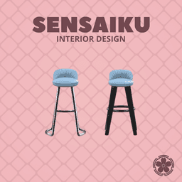 Miniature Replica 1:12 Compar 76. Romy Barstool for Miniature Dollhouse - 3D Print Instant Download 3d model