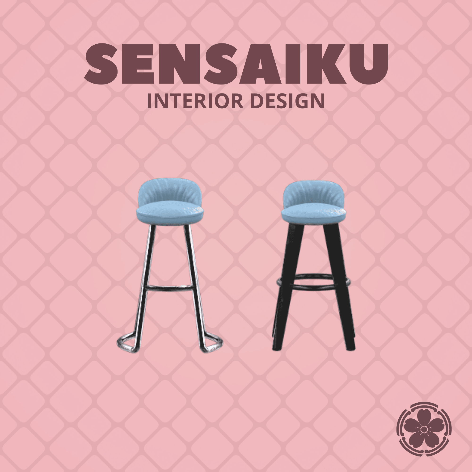 Miniature Replica 1:12 Compar 76. Romy Barstool for Miniature Dollhouse - 3D Print Instant Download 3d model
