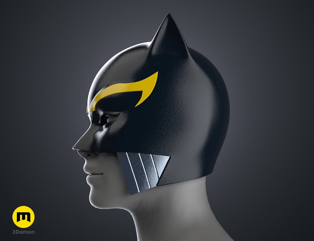 Hellcat Helmet - Marvel Comics 3d model