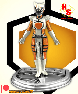 Kat Ranger Statue 3d model