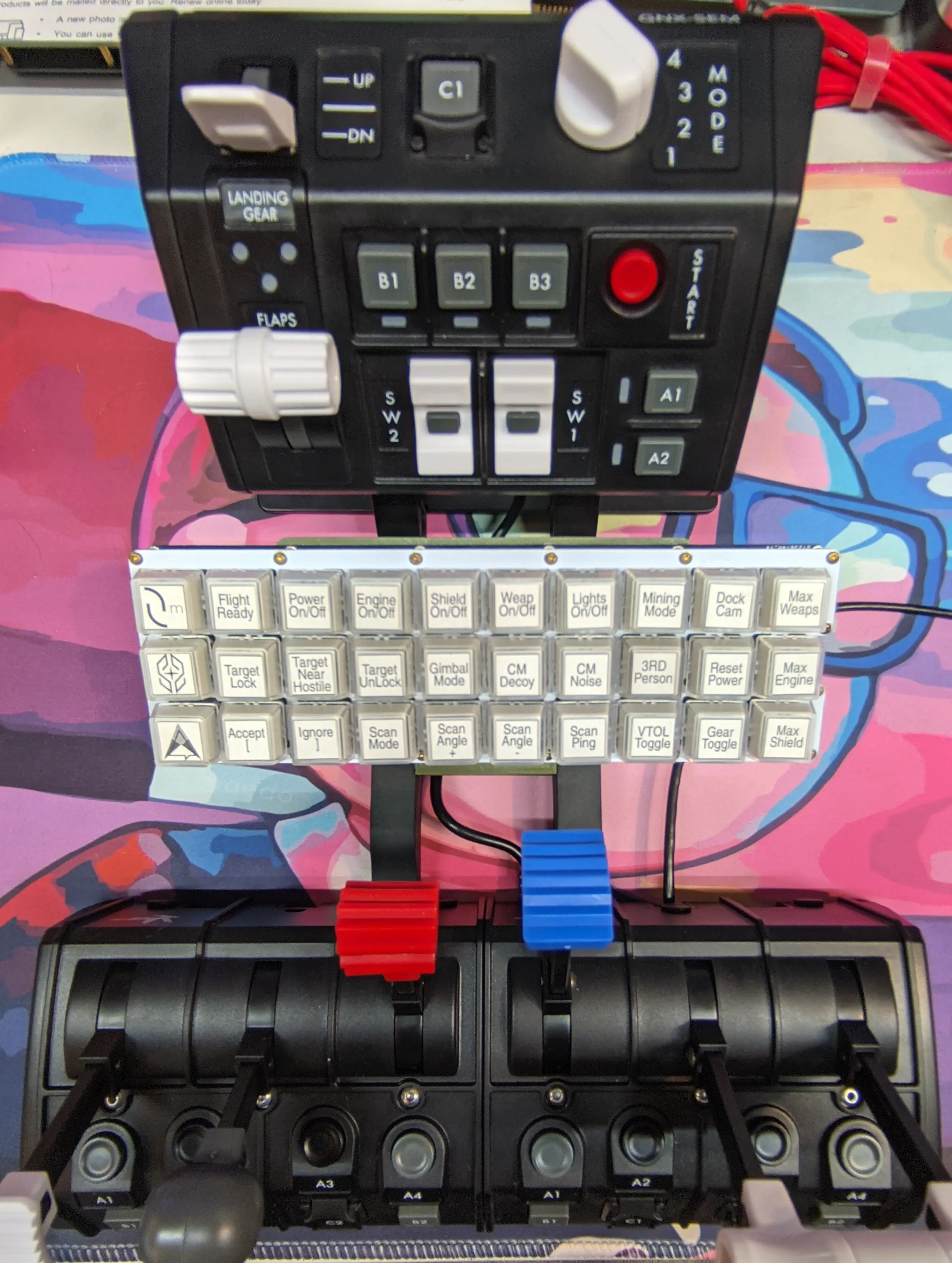 VKB MFH Gherkin Mount Angled 3d model