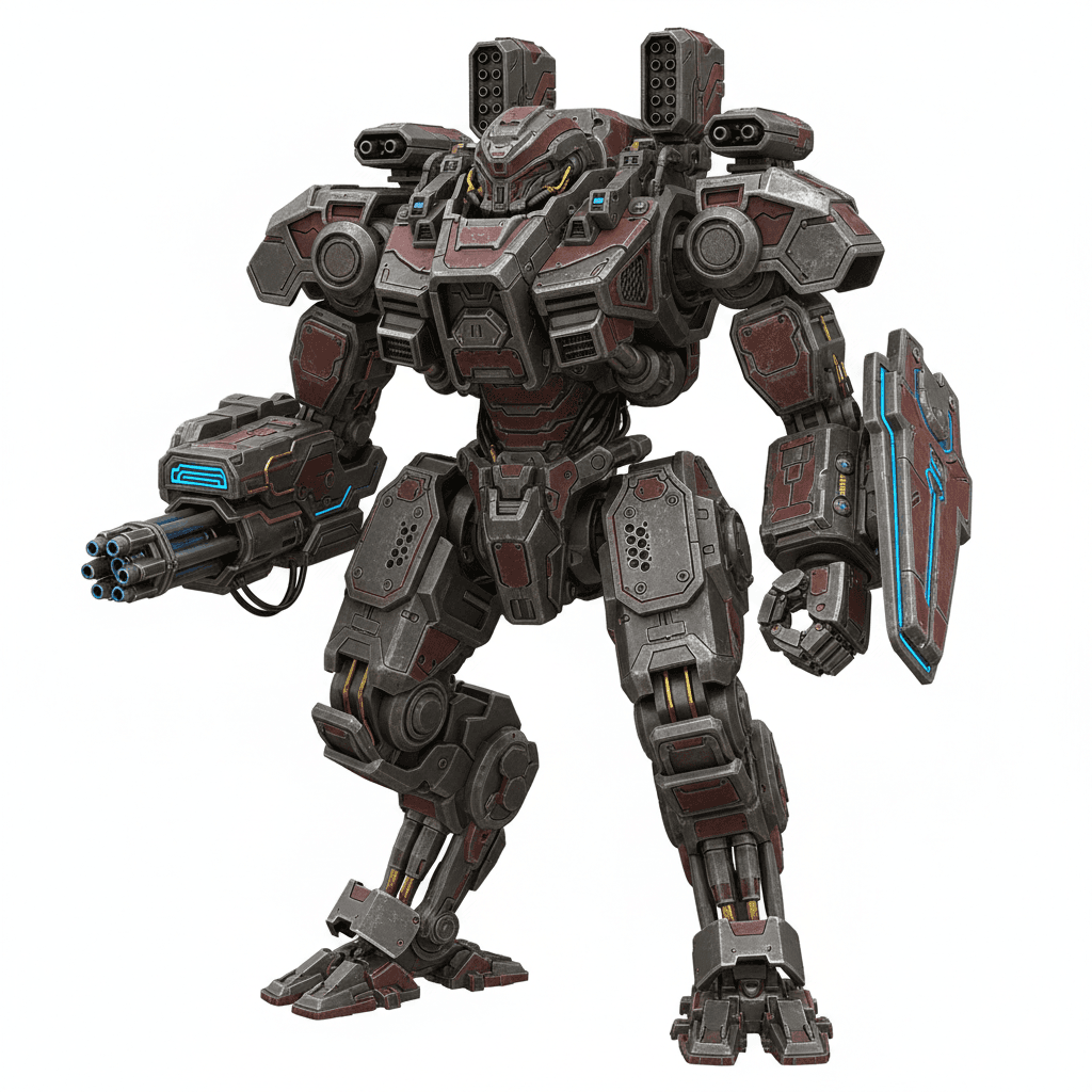 Military Mechs : Shock Trooper Exomech Titan 3d model