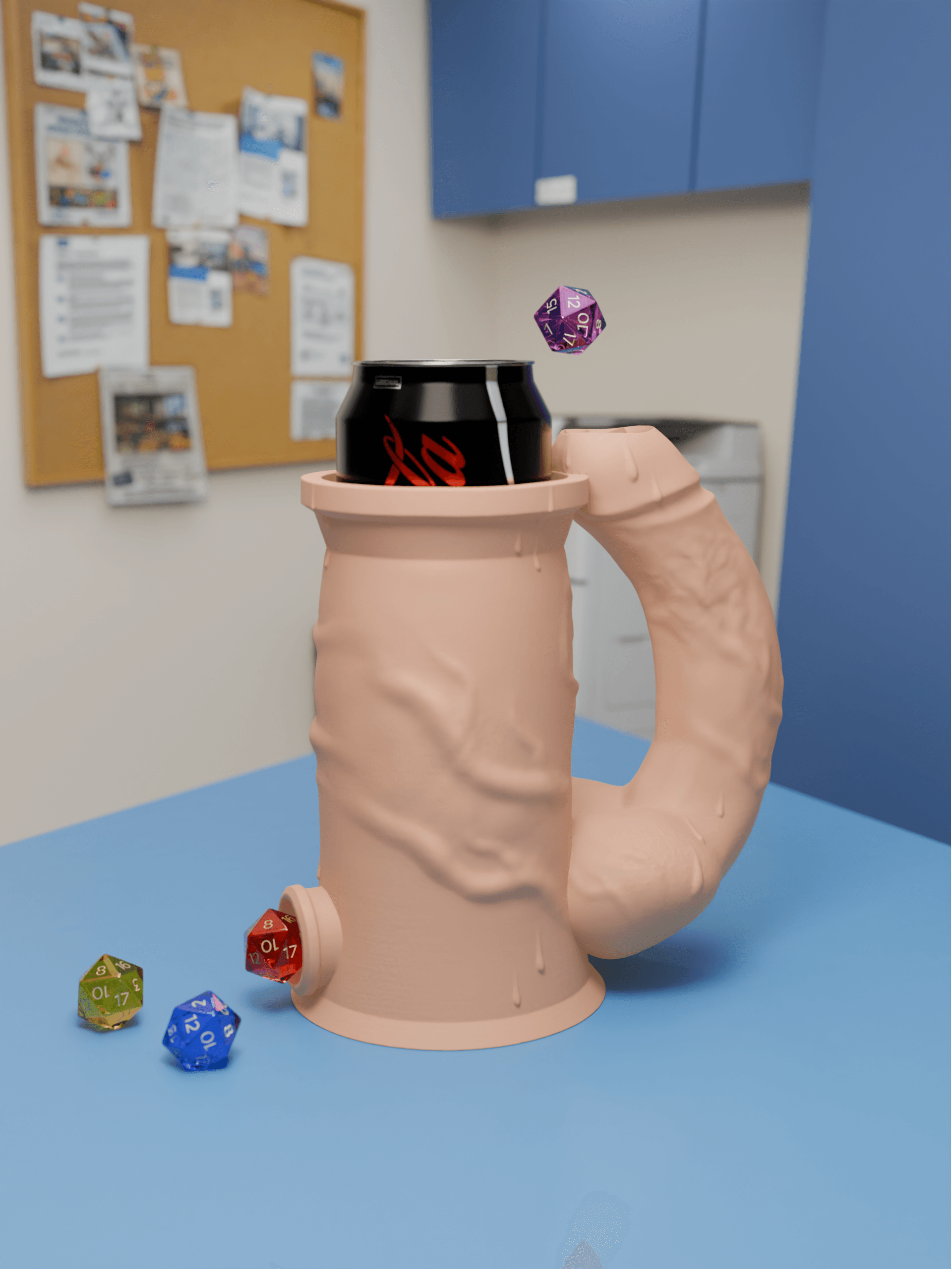 Dicky Dice Mug 3d model