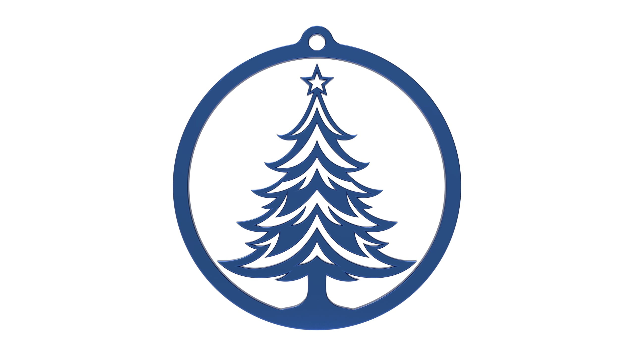 Christmas Tree Ornament 3d model