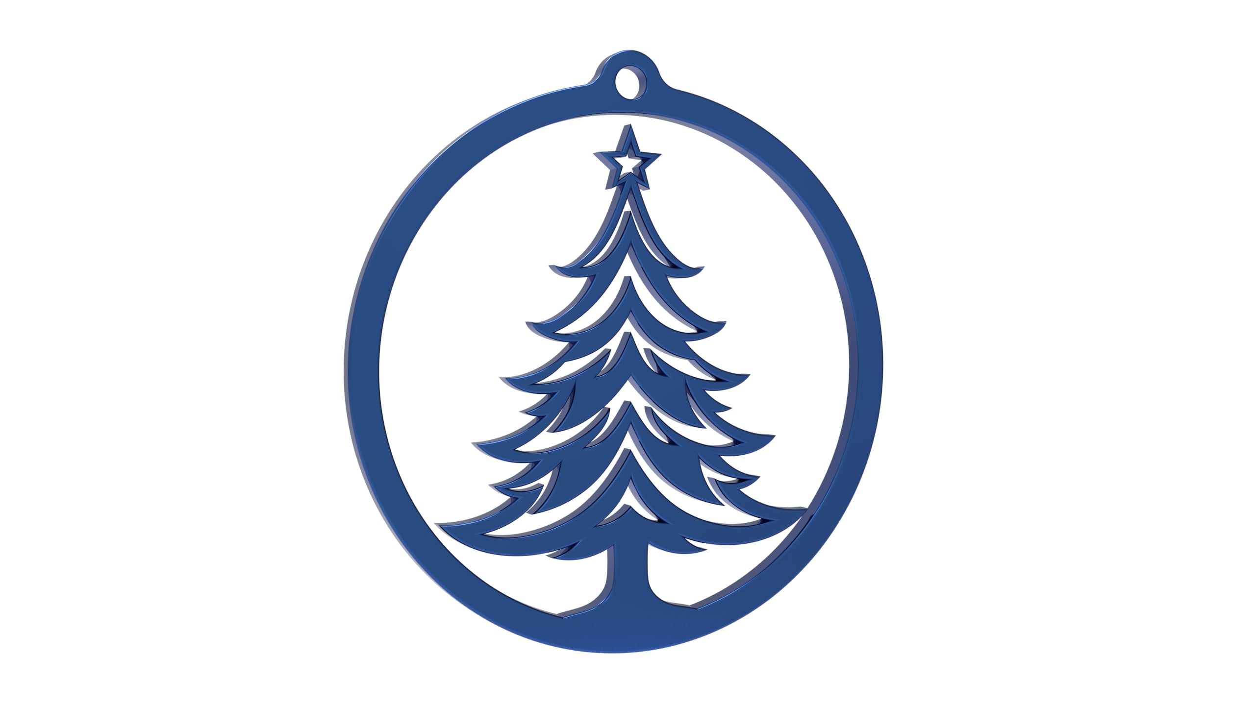 Christmas Tree Ornament 3d model
