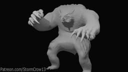 Owlbear through the ages- Pathfinder:Dungeon Denizens Revisited 3d model