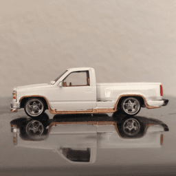 Boyd Turbo Tech Baby Billet wheels 1/64 3d model