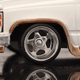 Boyd Turbo Tech Baby Billet wheels 1/64 3d model