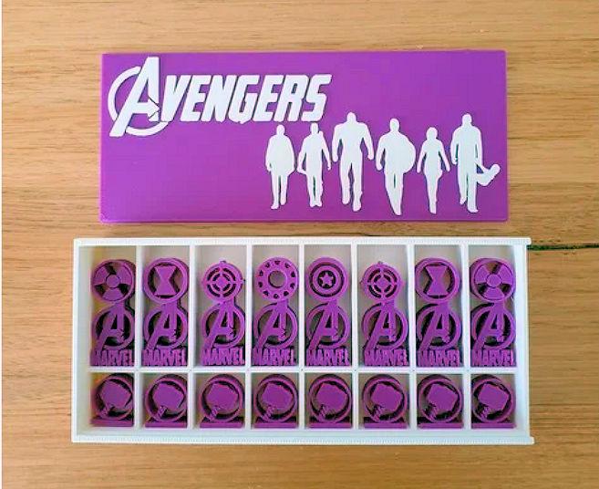 Marvel Avengers Chess with Box 3d model