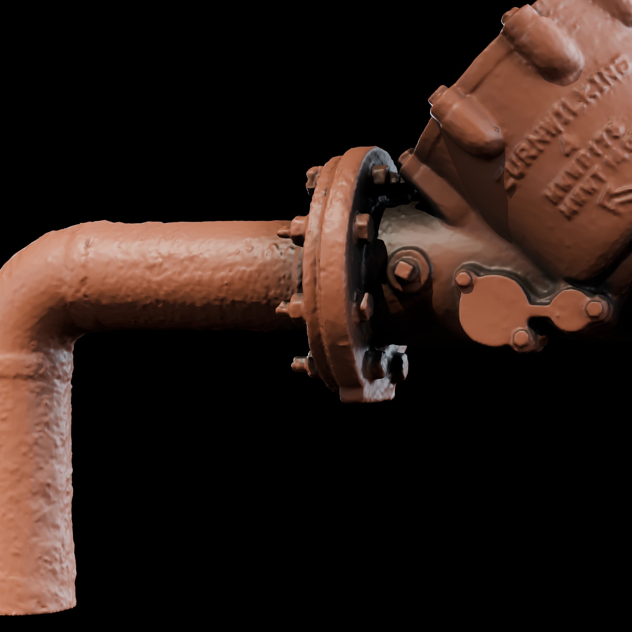 Industrial Single Valve | HO Scale Pipeline Infrastructure (Free Sample) 3d model