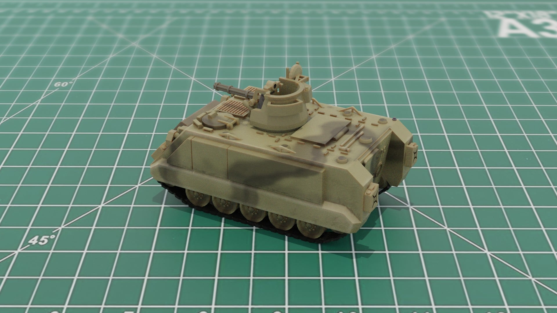 M-163 Vulcan AAA 3D Print Model 3d model