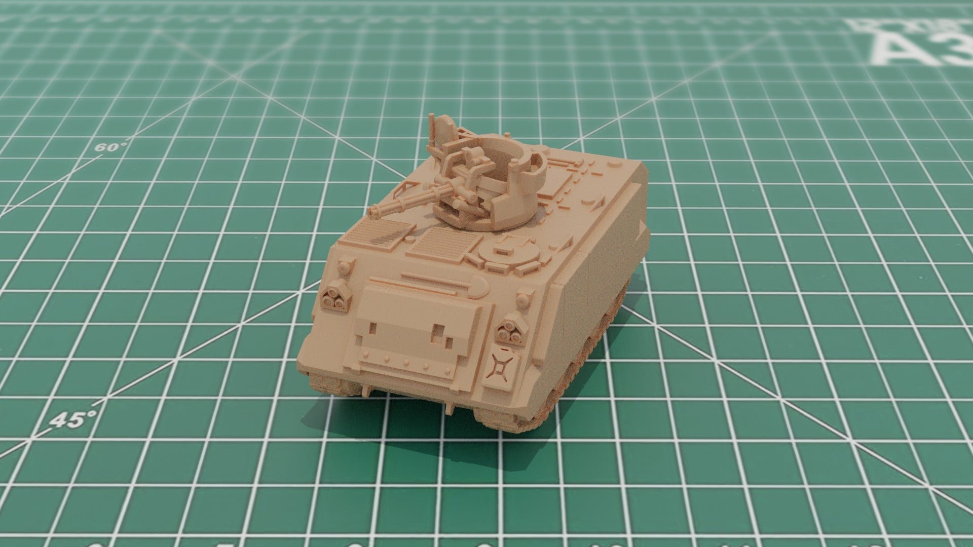 M-163 Vulcan AAA 3D Print Model 3d model