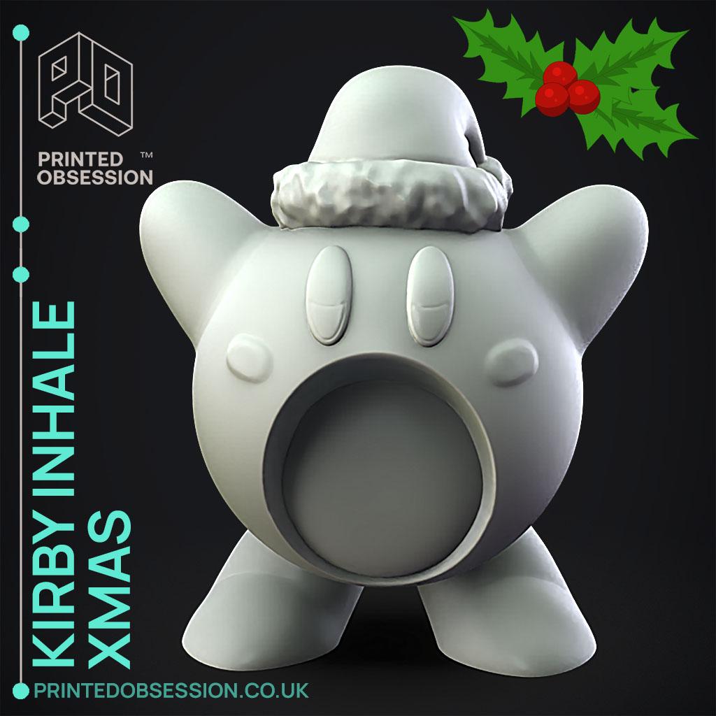 kirby inhale xmas - Kirbys Adventure - Fan Art 3d model
