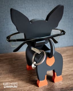 PINSCHER GLASSES HOLDER 3d model