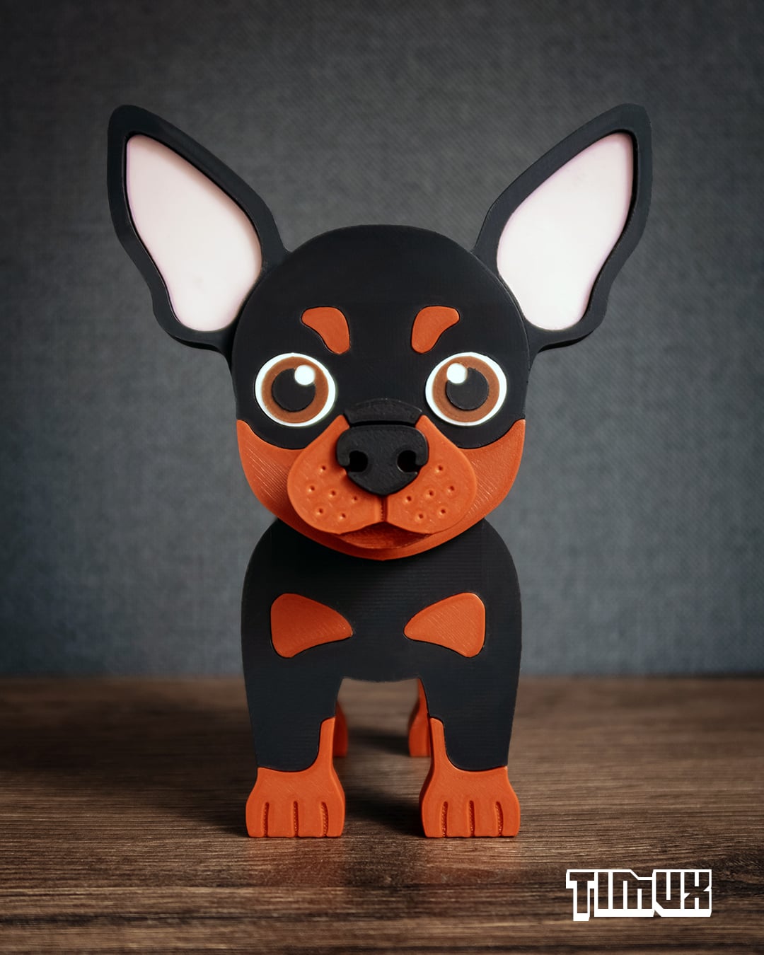 PINSCHER GLASSES HOLDER 3d model