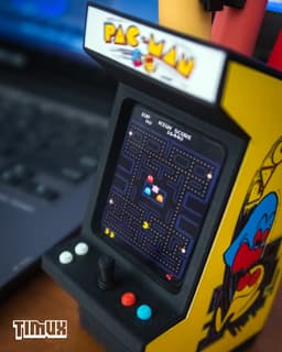 ARCADE MACHINE - RETRO GAMES (PEN HOLDER) 3d model