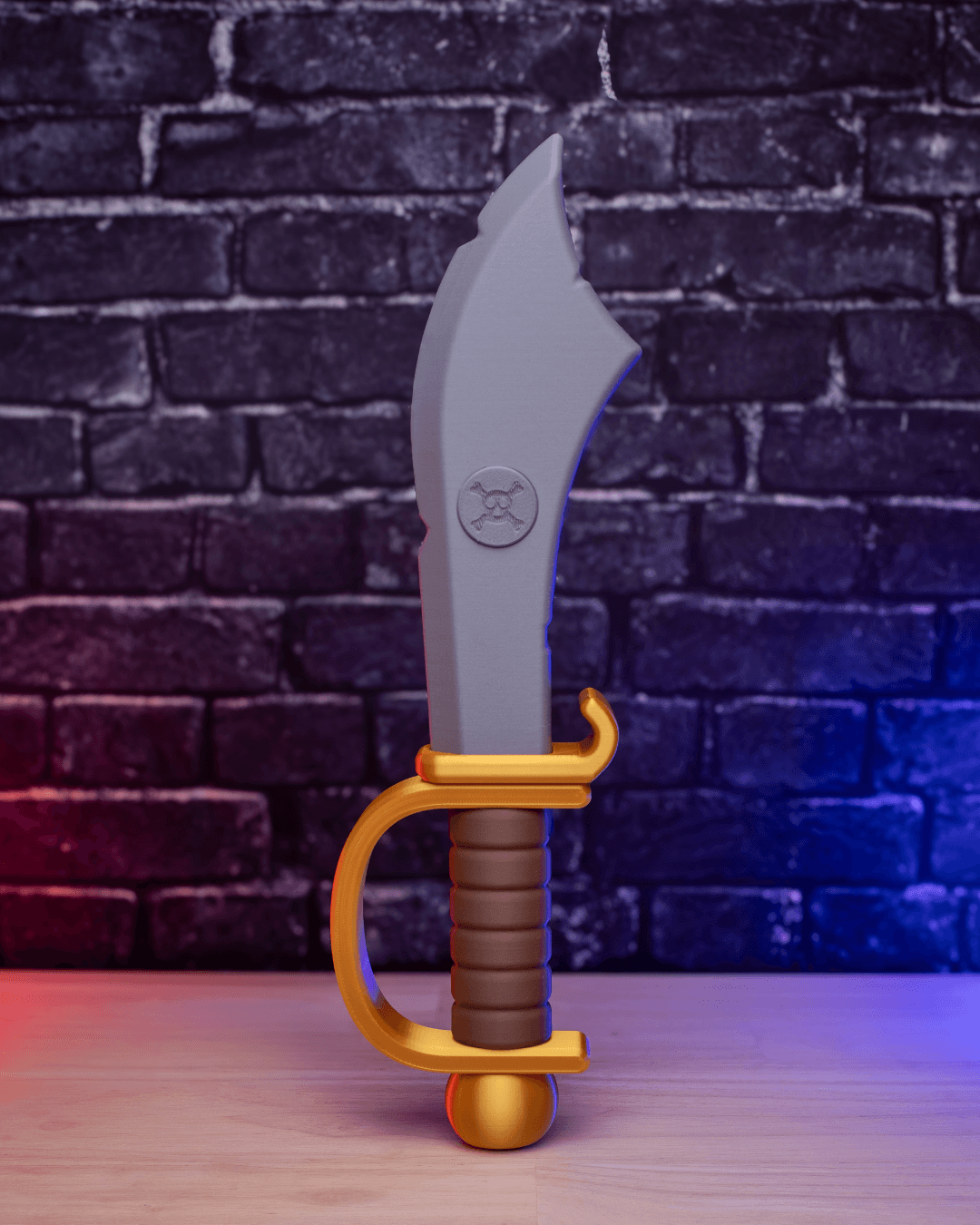 Pirate's Cutlass – Sword Kit (No AMS, No Support, No Glue) 3d model