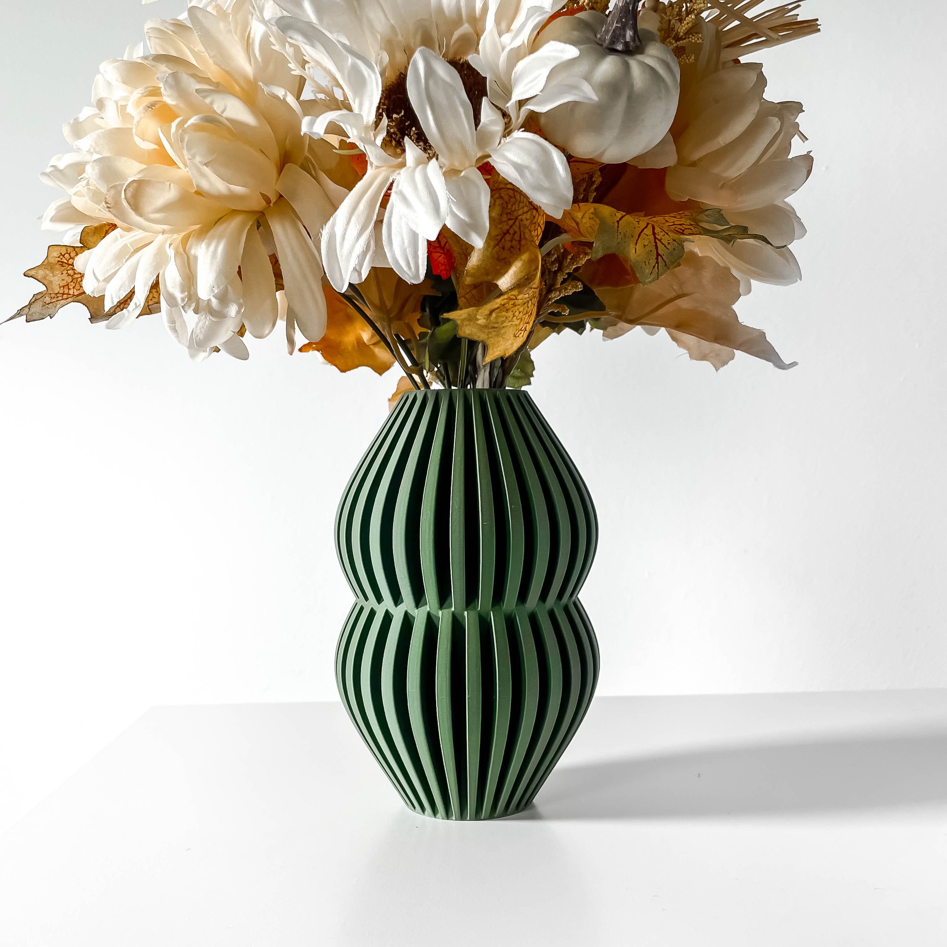 The Rox Vase, Modern and Unique Home Decor for Dried and Preserved Flower Arrangement | STL Fil 3d model
