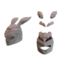 The First Descendant Bunny Helmet 3d model