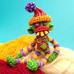 Creepy Sock Monkey 3d model