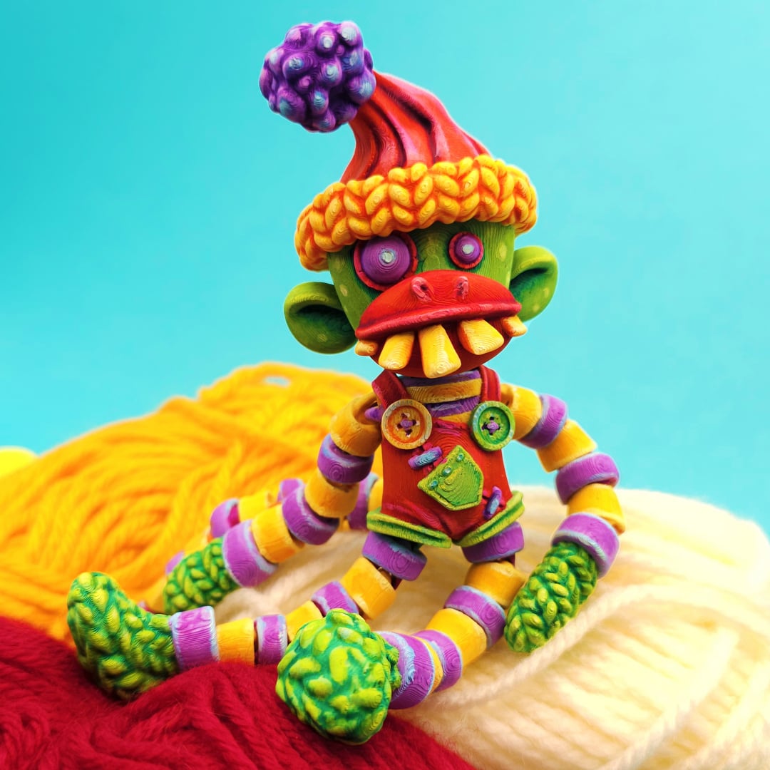Creepy Sock Monkey 3d model