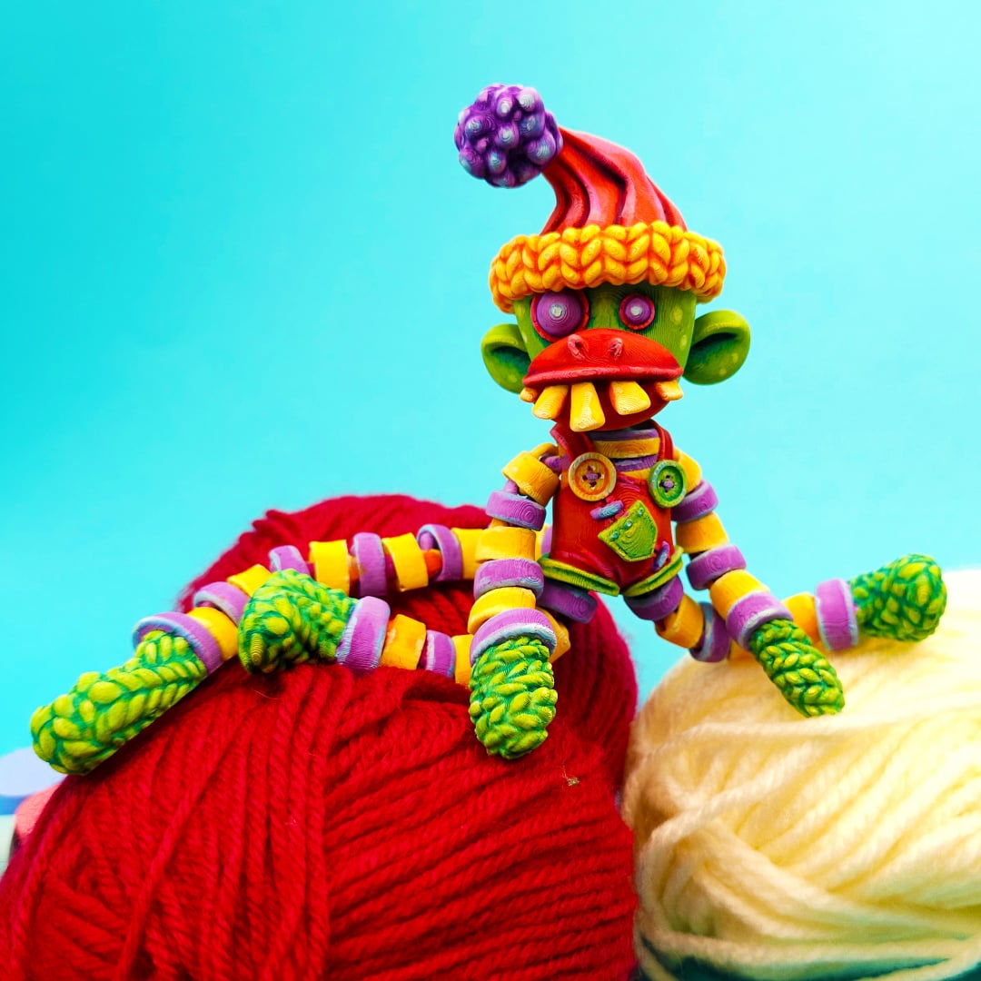 Creepy Sock Monkey 3d model